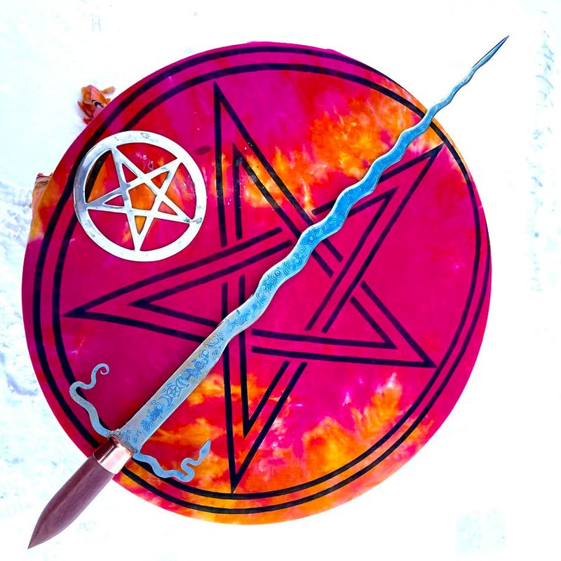 Luna Ignis Morganna Sword Iridescent with serpent guard