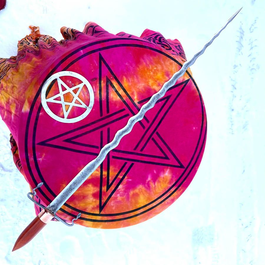 Luna Ignis Morganna Sword Vermillion  with serpent guard