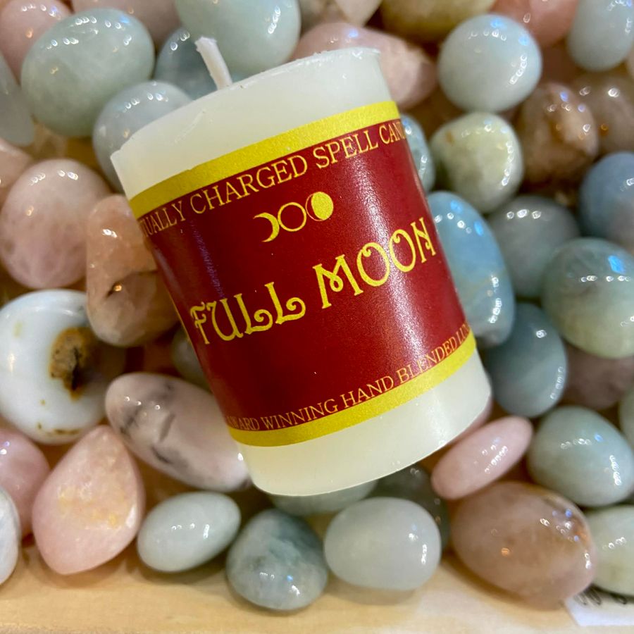 Luna Ignis Votive Spell Candle Full Moon