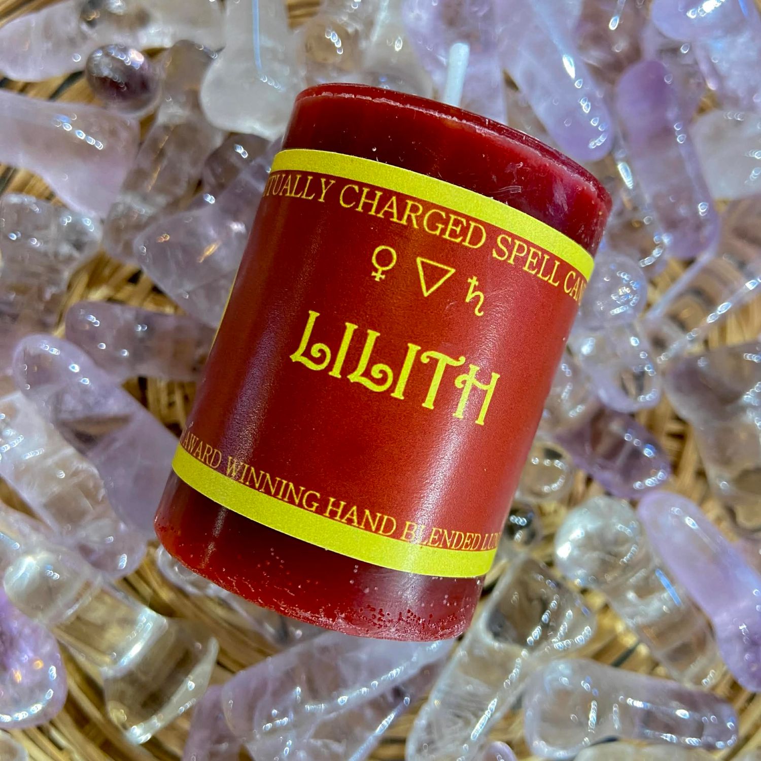 Luna Ignis Votive Spell Candle Lilith