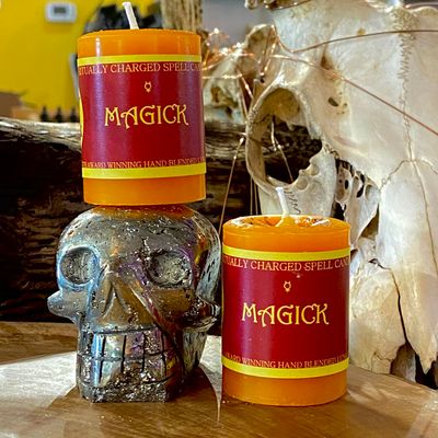 Luna Ignis Votive Spell Candle Magick