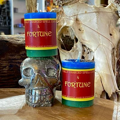 Luna Ignis Votive Spell Candle Fortune