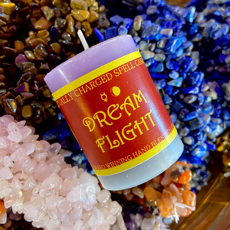 Luna Ignis Votive Spell Candle Dream Flight