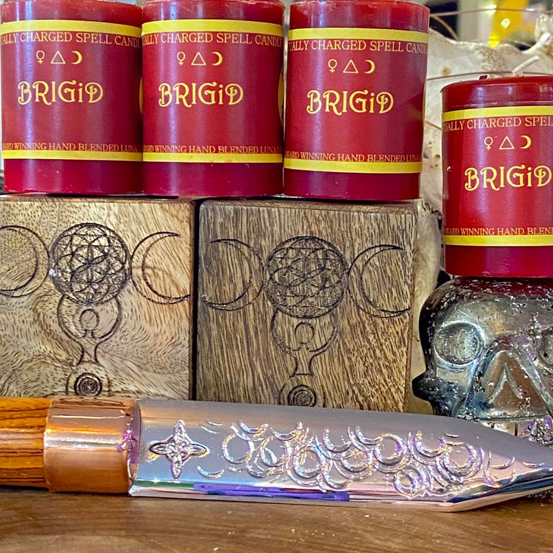 Luna Ignis Votive Spell Candle Brigid