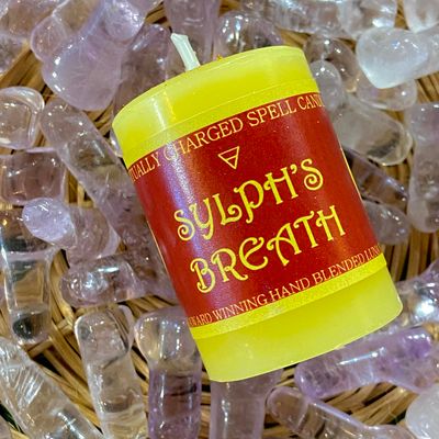 Luna Ignis Votive Spell Candle Sylph's Breath