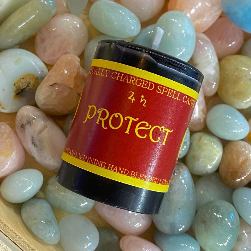 Luna Ignis Votive Spell Candle Protect