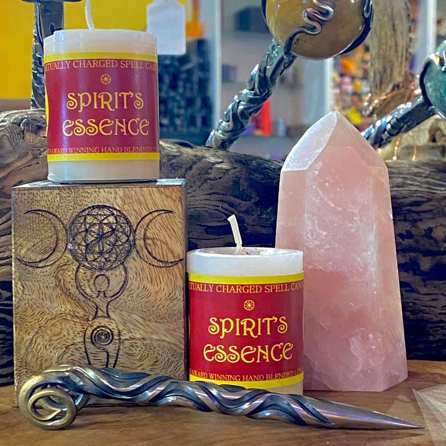 Luna Ignis Votive Spell Candle Spirit's Essence
