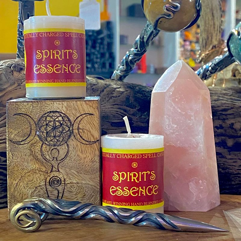 Luna Ignis Votive Spell Candle Spirit's Essence