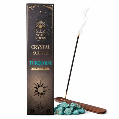 Soul Sticks Crystal Scents 20gm plus crystals - Turquoise
