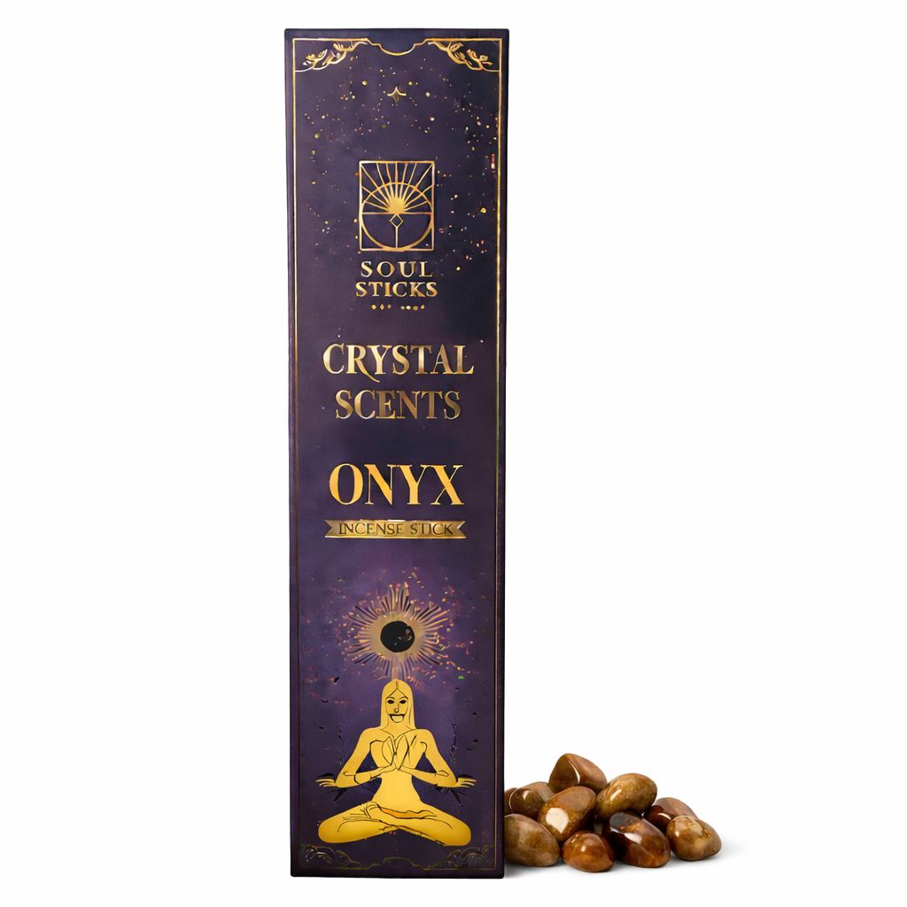 Soul Sticks Crystal Scents 20gm plus crystals - Onyx