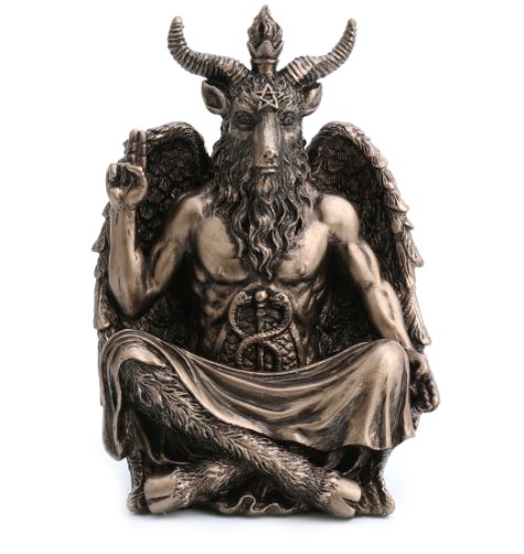 Small Baphomet Sitting In Meditation Pose 4.75 inches
