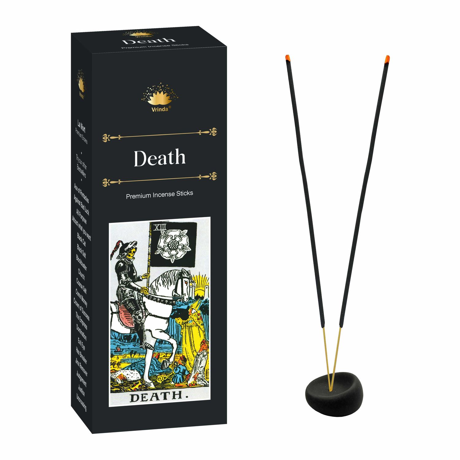 Vrinda Tarot Stick Incense- Death