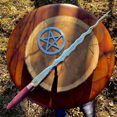 Luna Ignis Brass Hekate Trioditis Witches Short Sword