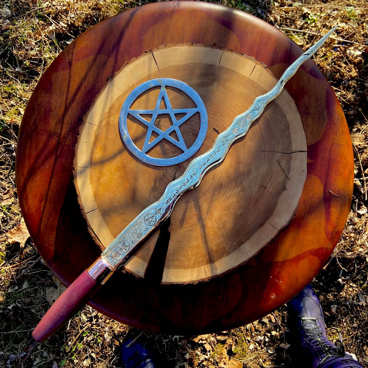 Luna Ignis Brass Hekate Propylaia Witches Short Sword