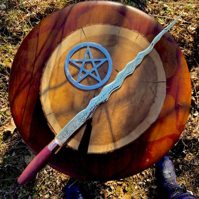 Luna Ignis Brass Hekate Propylaia Witches Short Sword