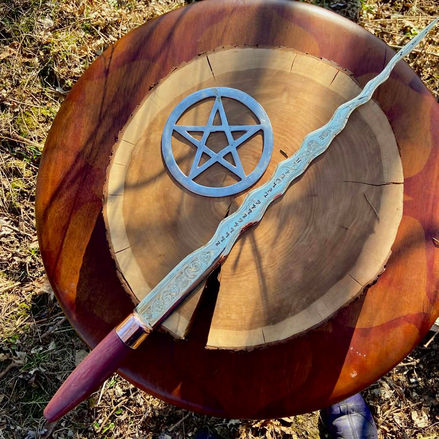 Luna Ignis Brass Hekate Phosphoros Witches Short Sword