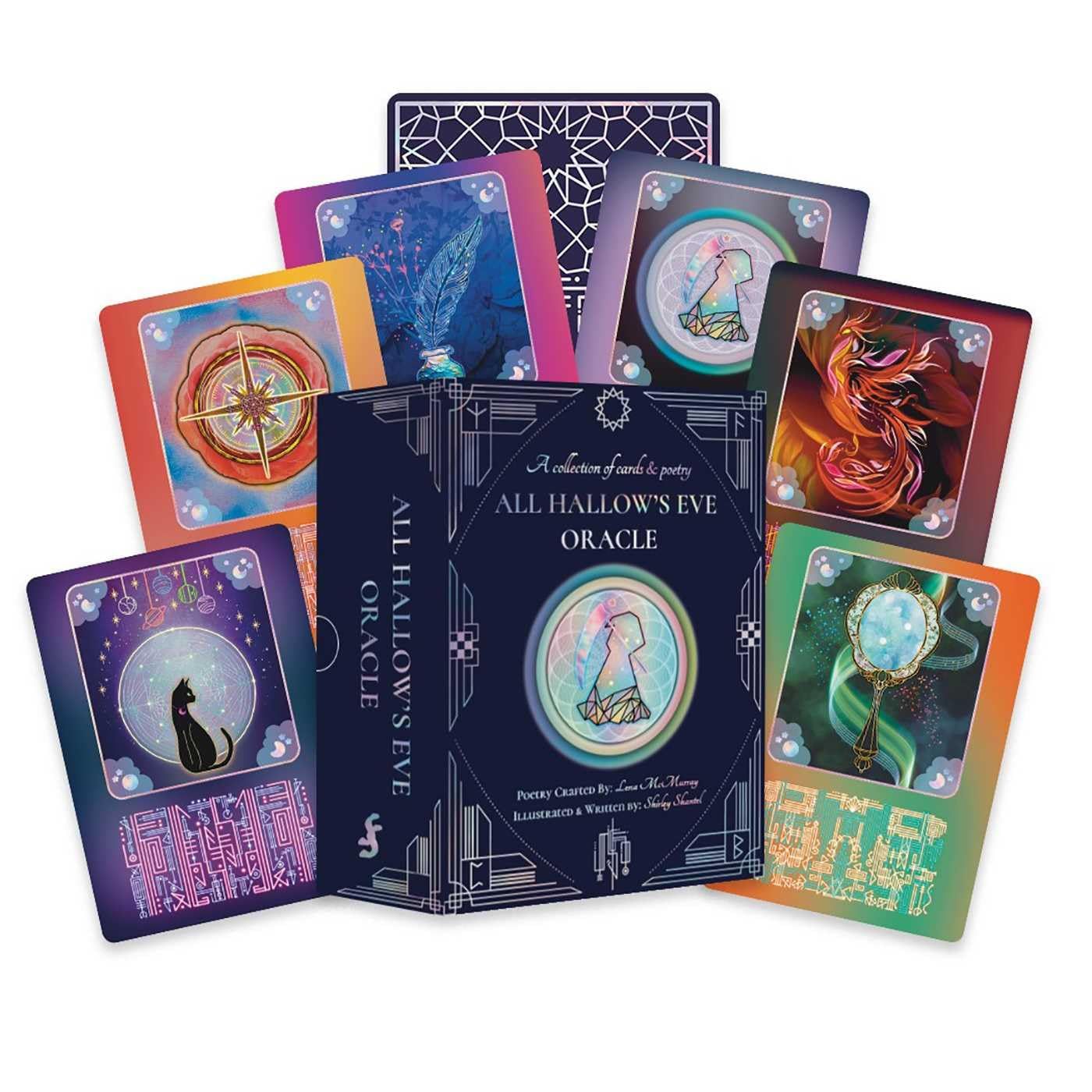 All Hallow's Eve Oracle: a collection of cards &amp; poetry (39 full-color cards and 139-page guidebook)