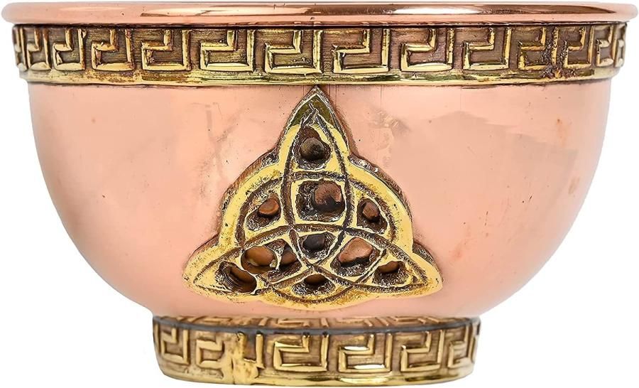 3" Copper Offering Bowls  Triquetra