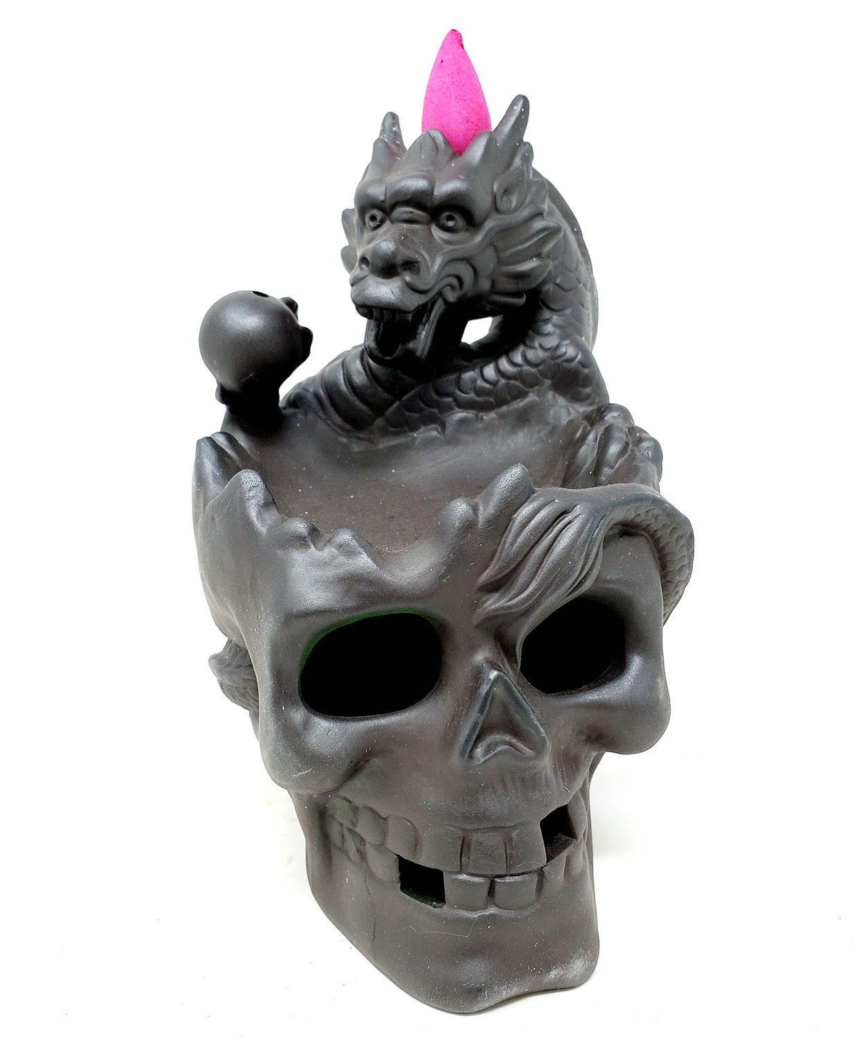 Skull Dragon Backflow Cone Buner