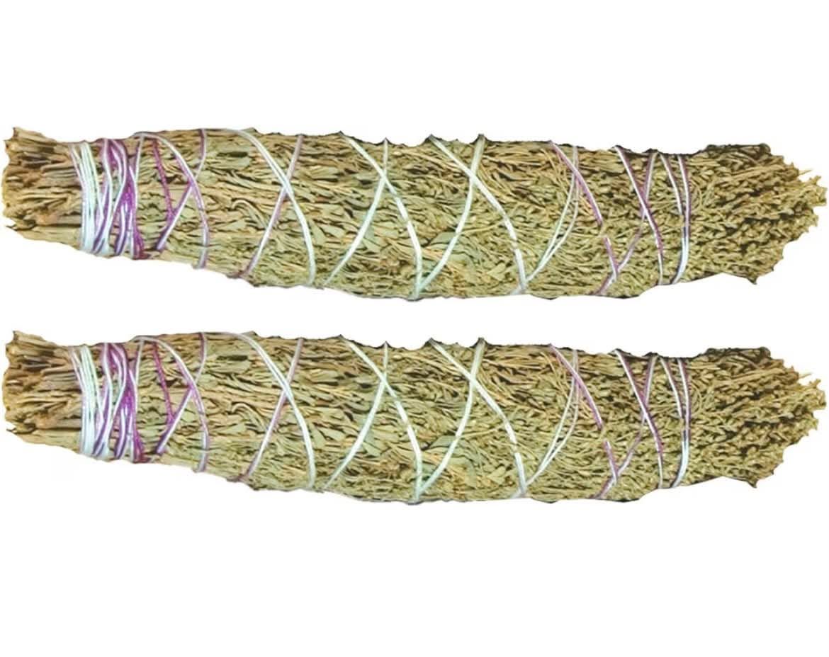 Large Smudge Lavender and Sage 9 Inches