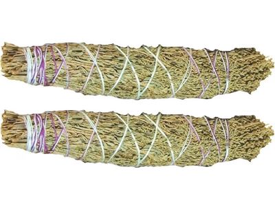 Large Smudge Lavender and Sage 9 Inches