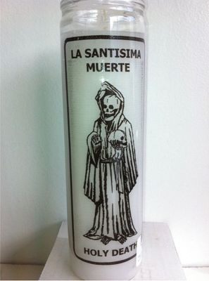 Santa Muerte White 7 Day Candle