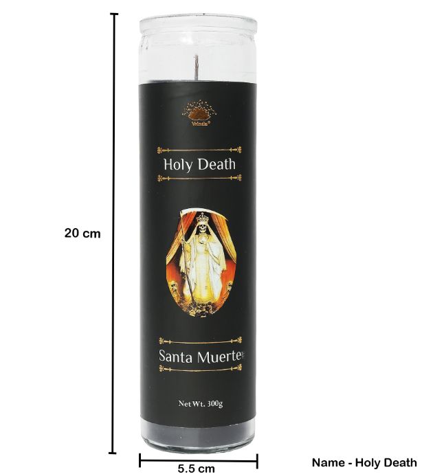 7 Day Jar Candle Holy Death Santa Muerte 7 Day Jar Candle Holy Death Santa Muerte