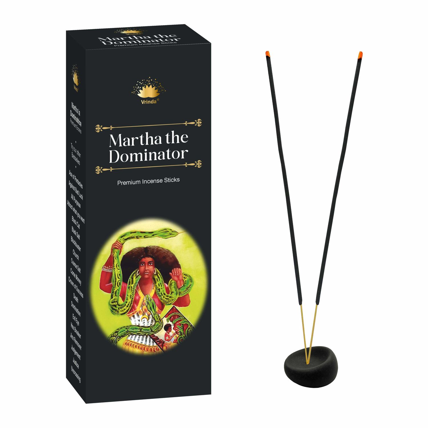 Vrinda Tarot Stick Incense- Martha The Dominator