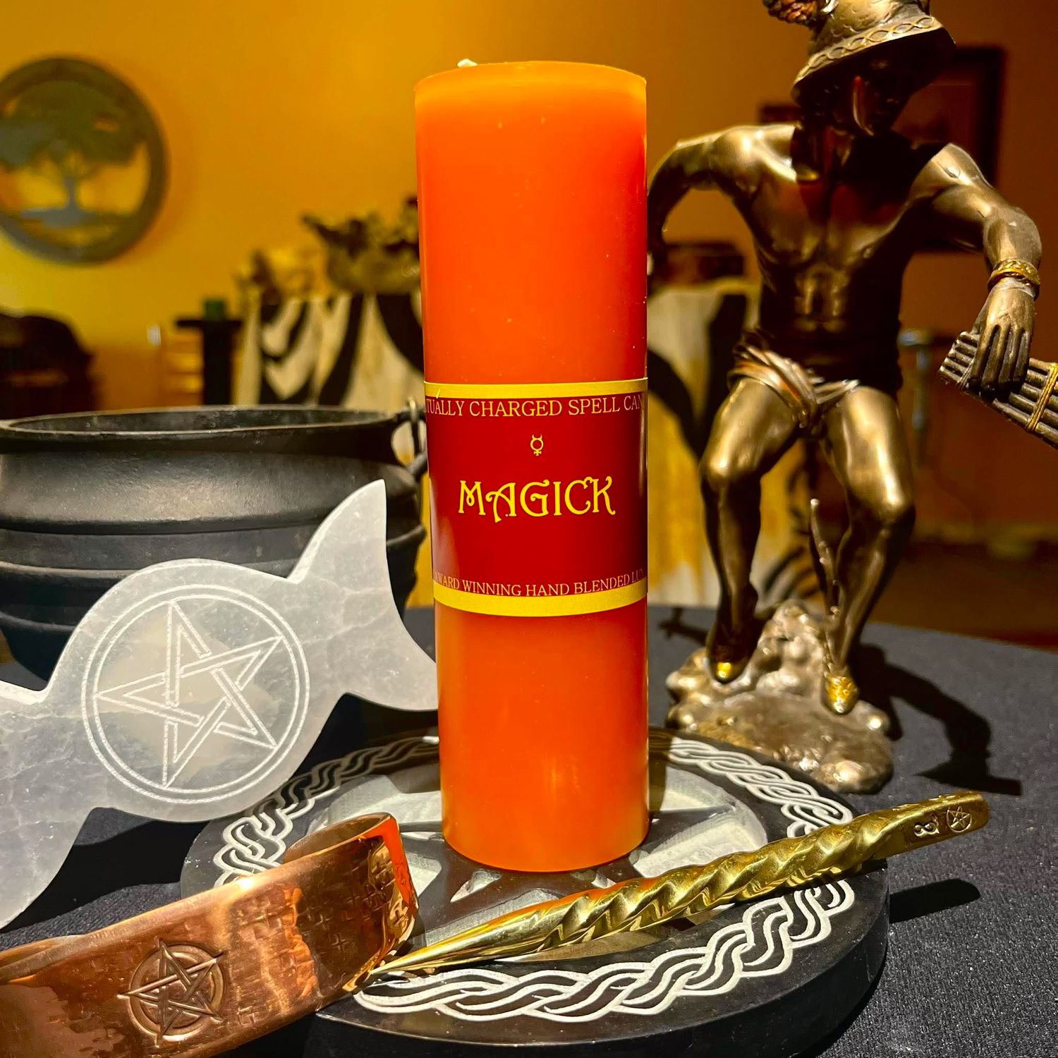 Luna Ignis Pillar Candle Magick