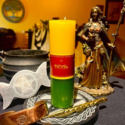Luna Ignis Pillar Candle Heal
