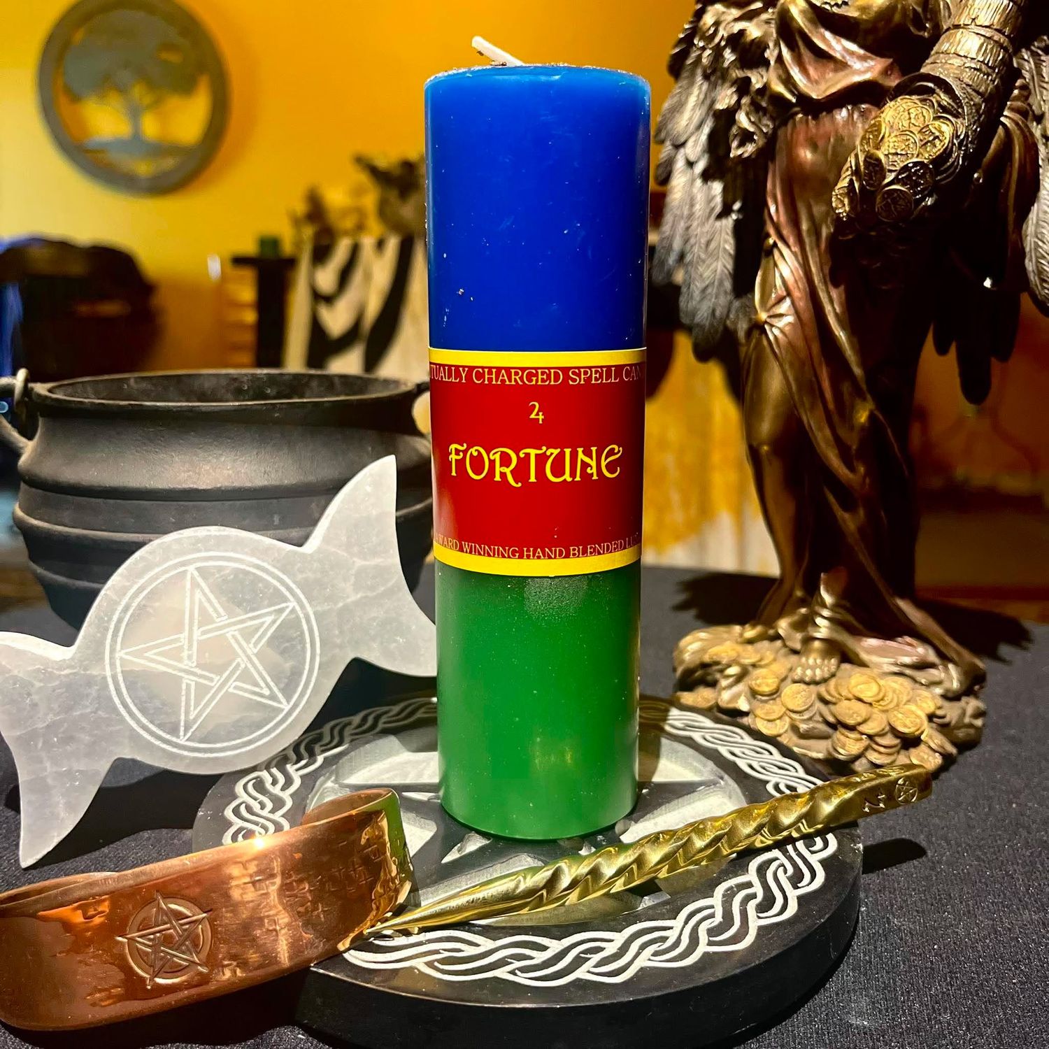 Luna Ignis Pillar Candle Fortune