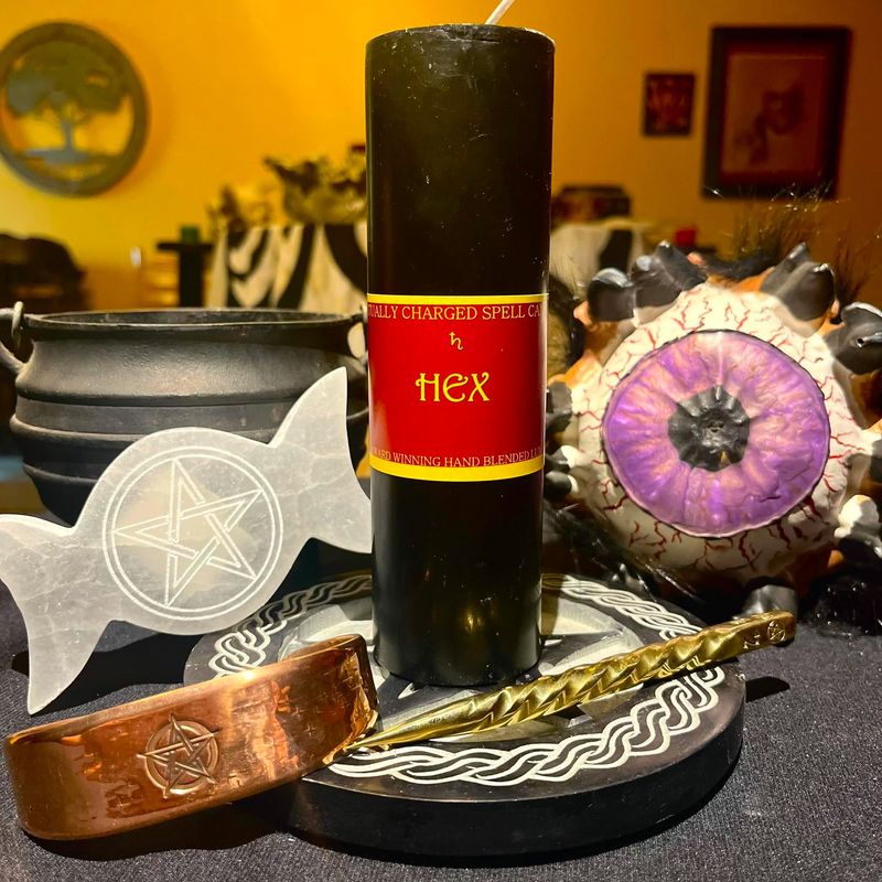 Luna Ignis Pillar Candle Hex