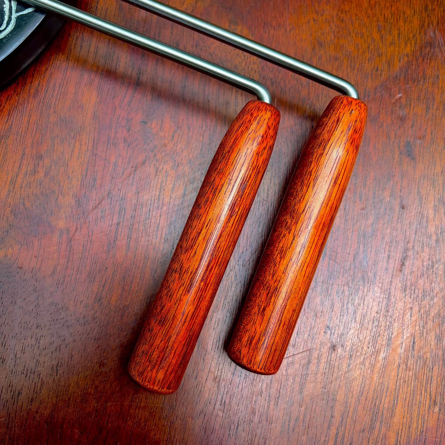 Dowsing Rods With  Bloodwood Handles