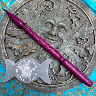 Luna Ignis Exotic Wood Wand Purple Heart Selene Luna Ignis Exotic Wood Wand Purple Heart Selene