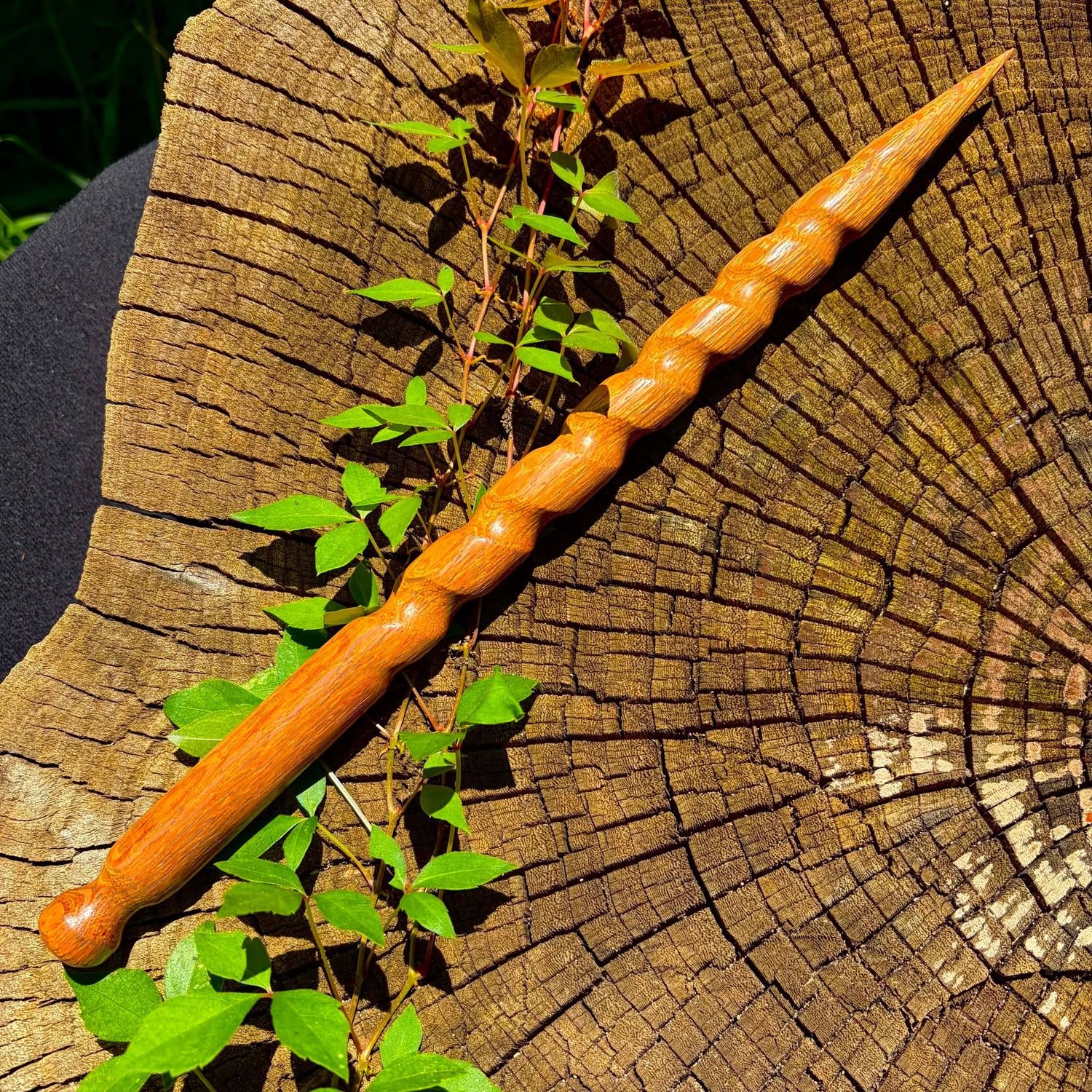 Luna Ignis Exotic Wood Wand Lacewood Hermes
