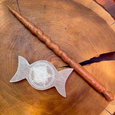Luna Ignis Exotic Wood Wand Lacewood Hermes