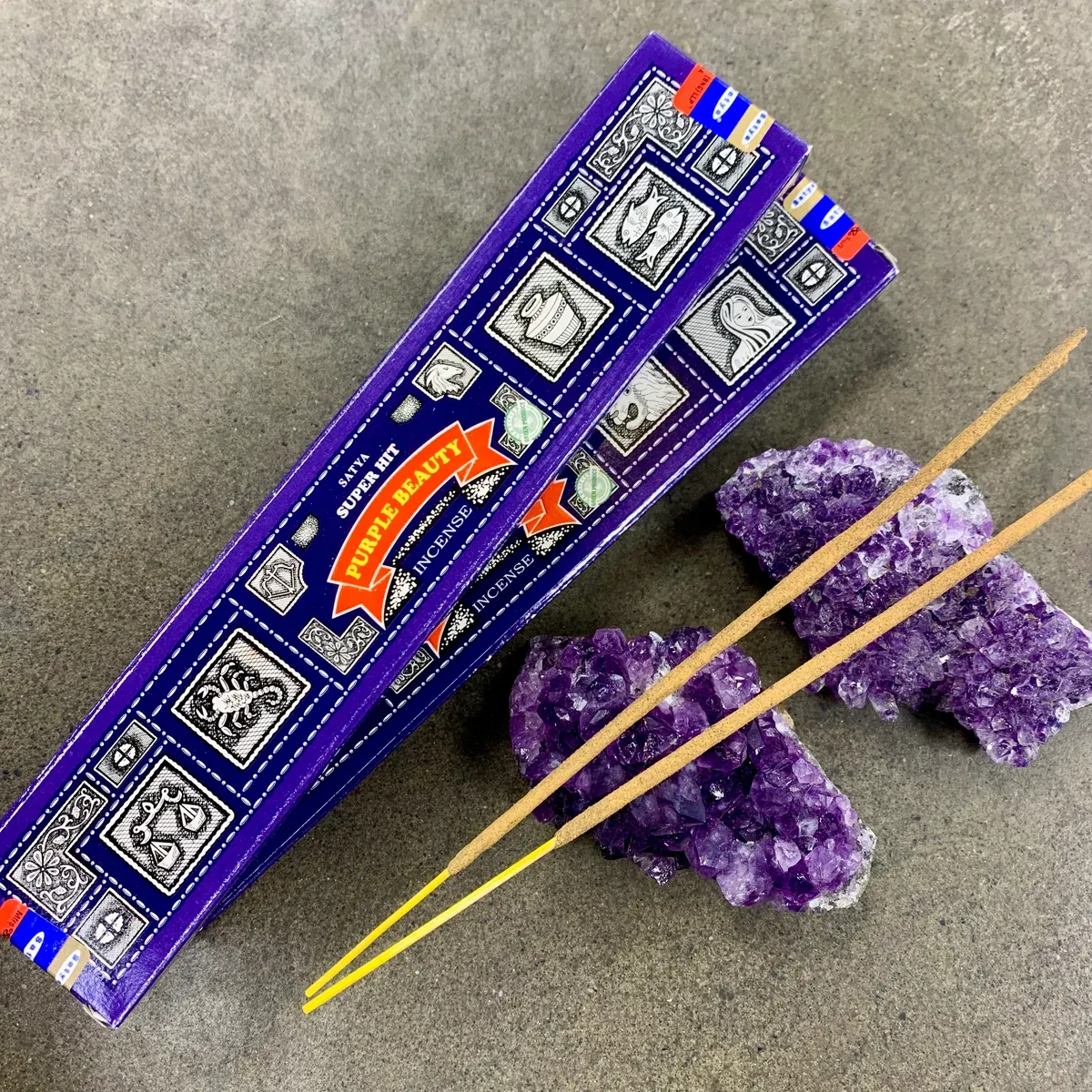 Satya Stick Incense Super Hit Purple Beauty 15g