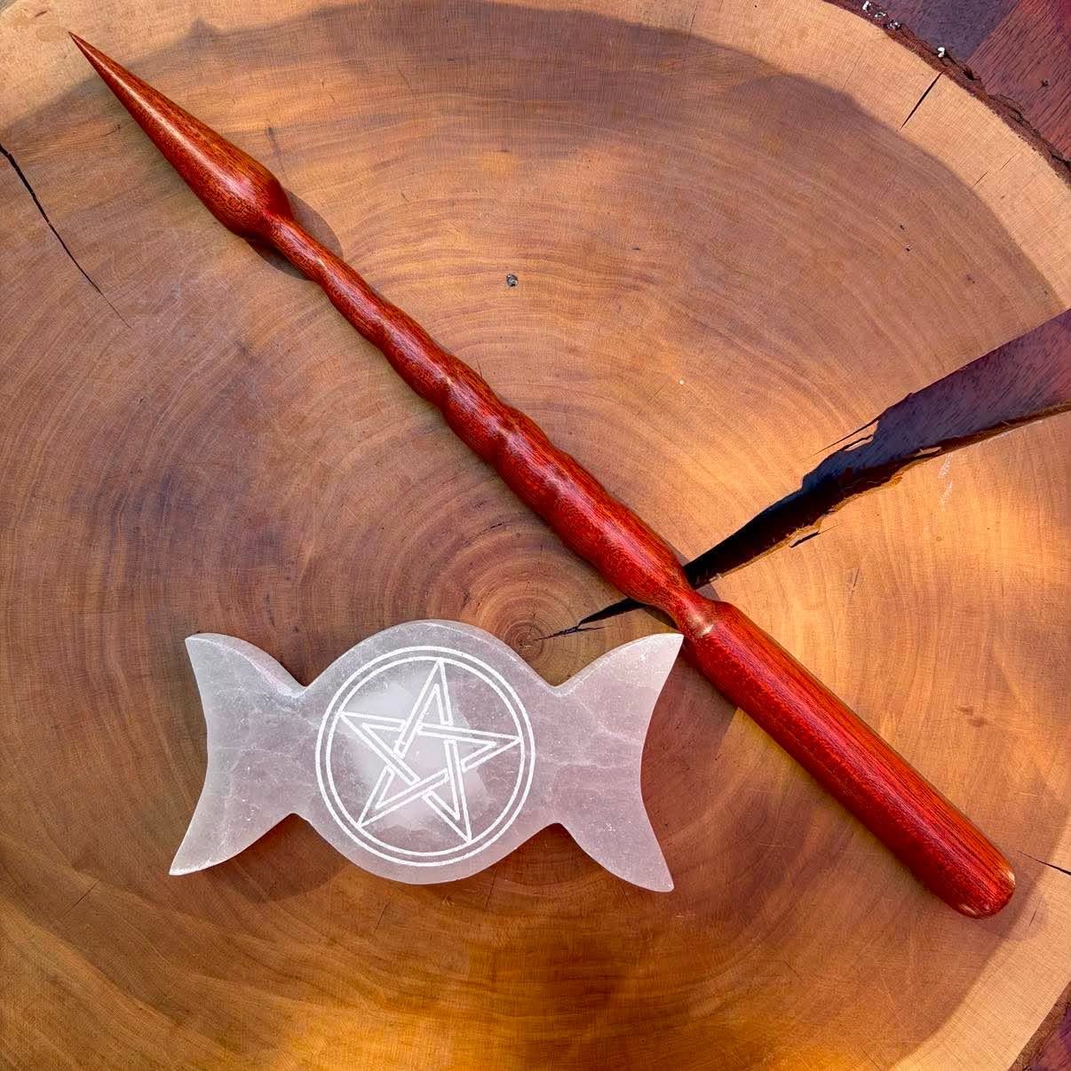 Luna Ignis Exotic Wood Wand Bloodwood Babalon