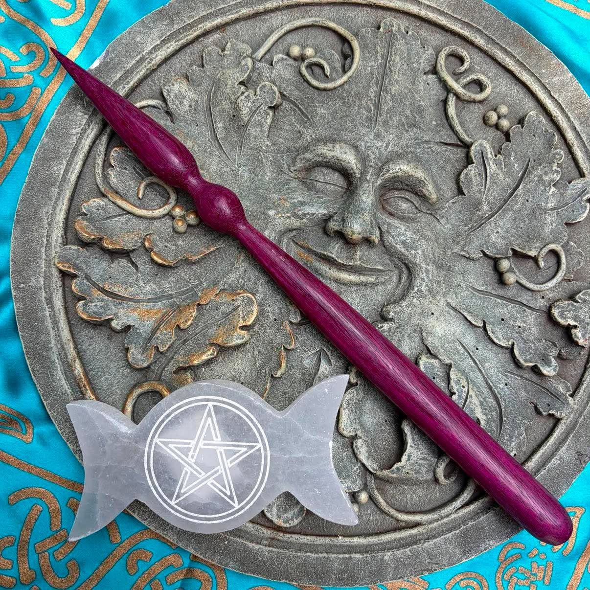 Luna Ignis Exotic Wood Wand Purple Heart Artemis