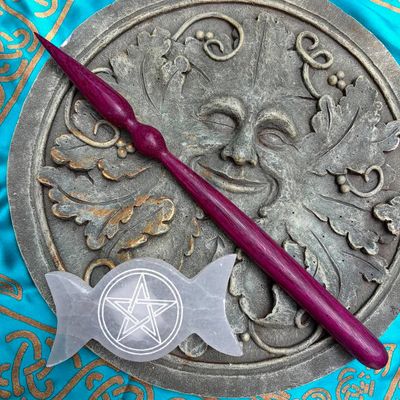 Luna Ignis Exotic Wood Wand Purple Heart Artemis