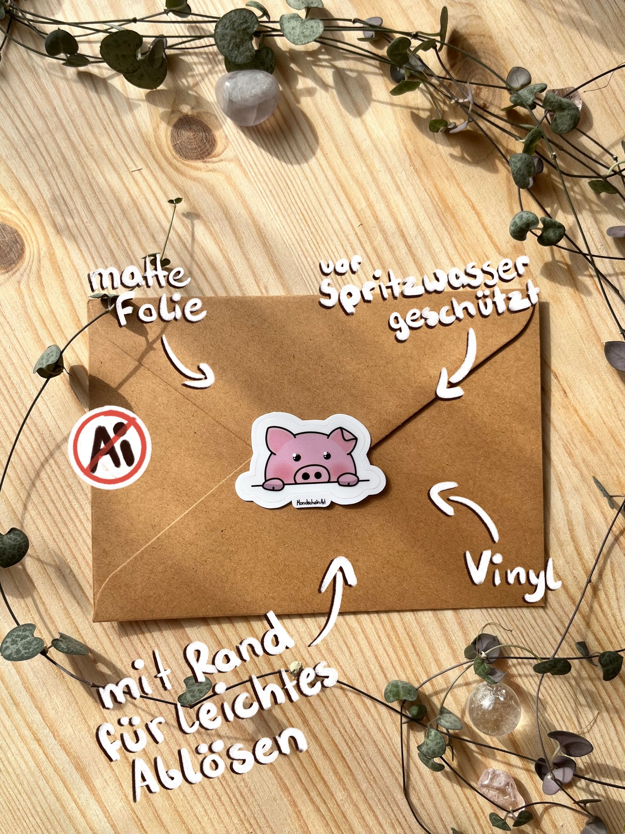 Vinyl Sticker - Schwein Kuckuck