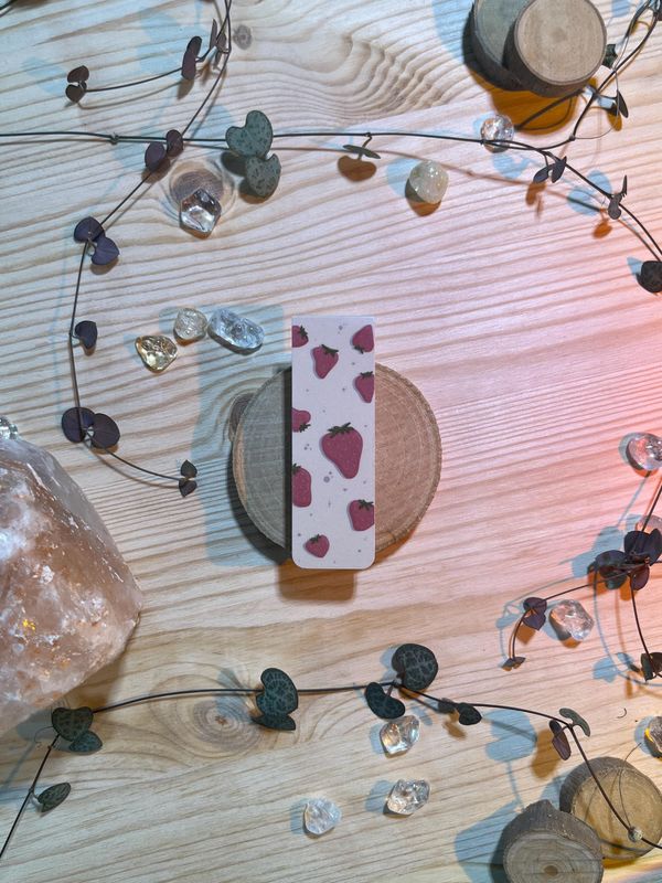 Magnetlesezeichen - Erdbeeren