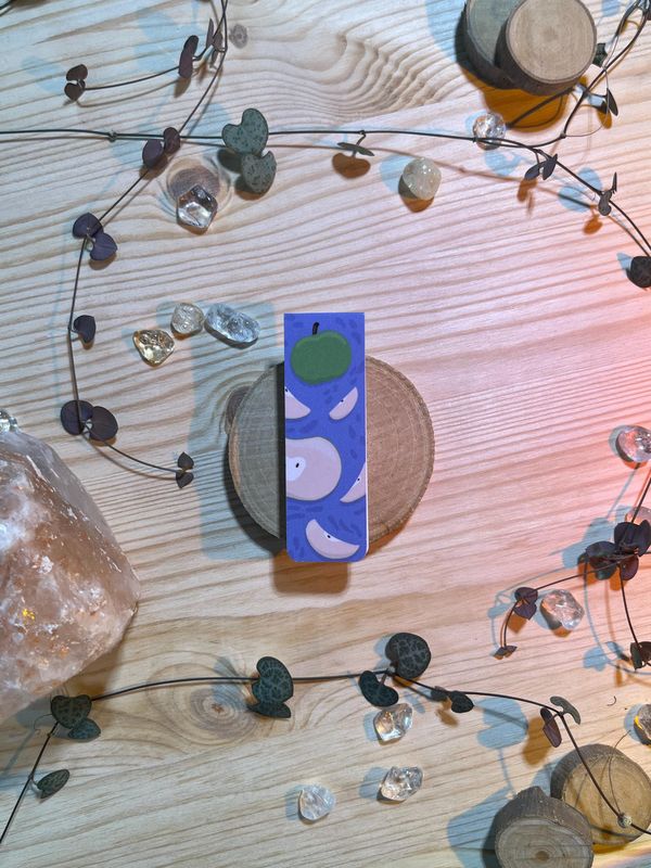 Magnetlesezeichen - grüner Apfel