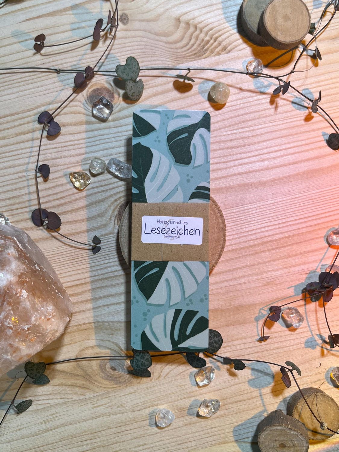 Lesezeichen - Monstera Variegata