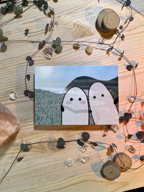 Postkarte - Wandertag