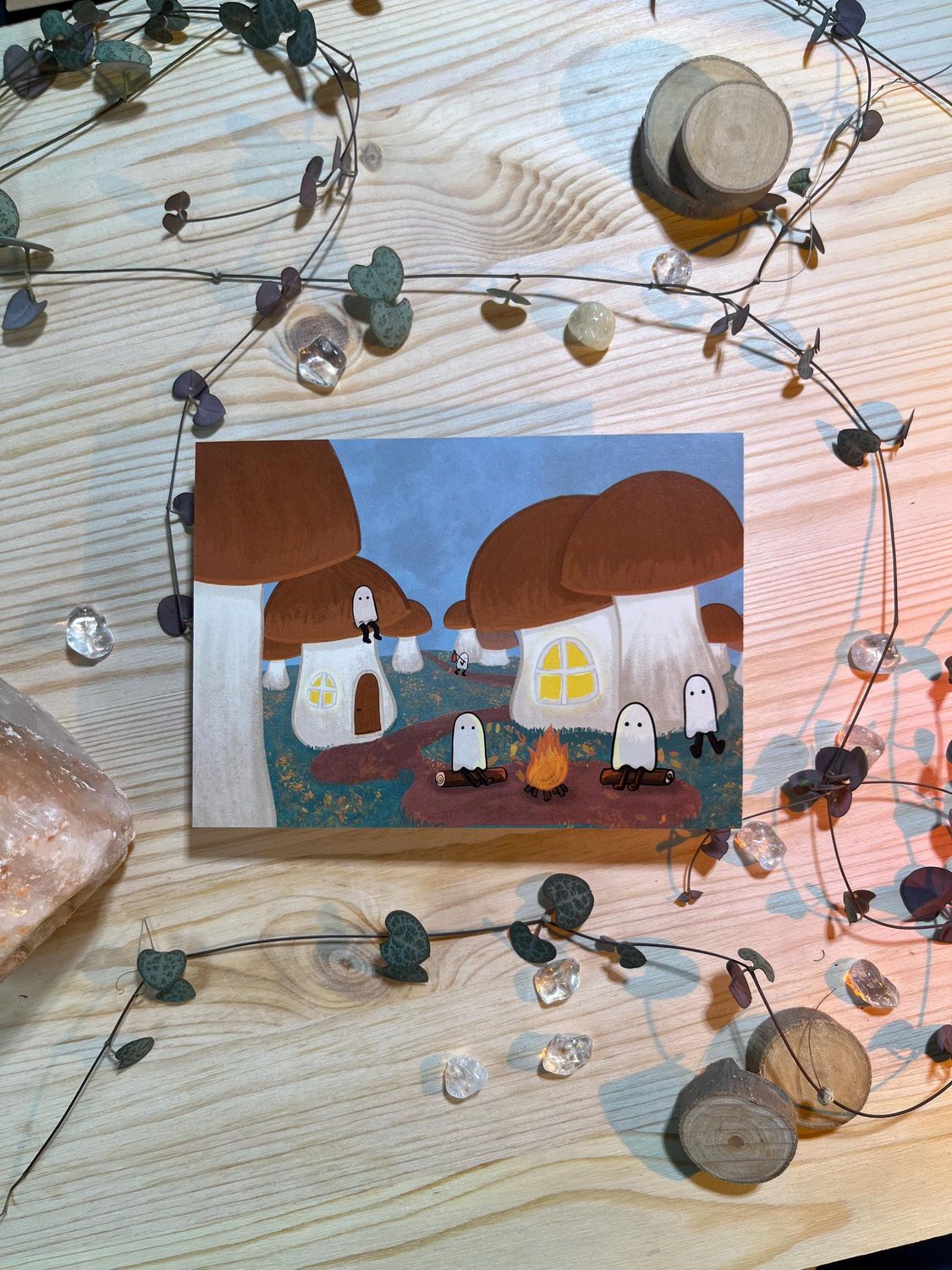 Postkarte - Pilzdorf