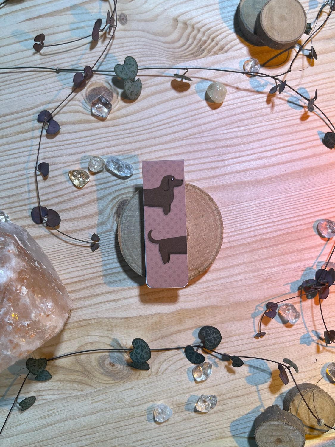 Magnetlesezeichen - Dackel