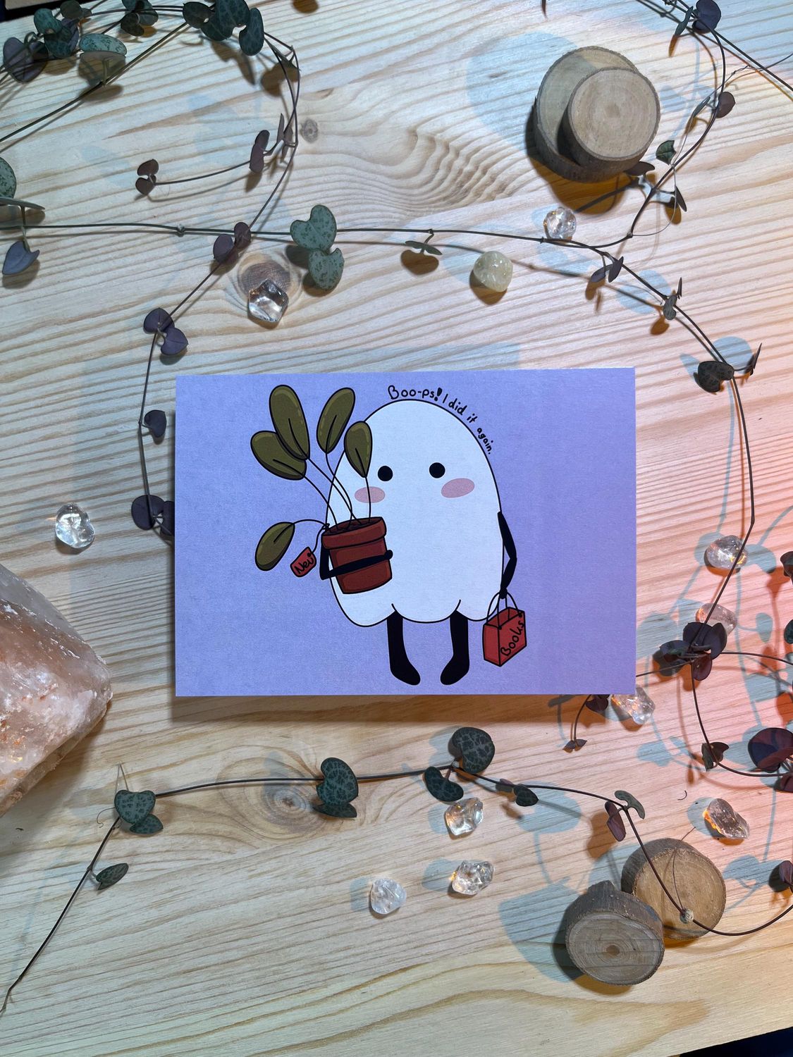 Postkarte - boo-ps I did it again