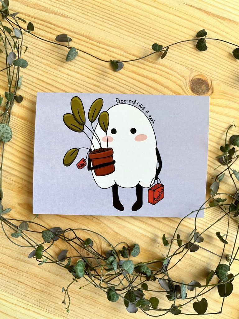 Postkarte - boo-ps I did it again
