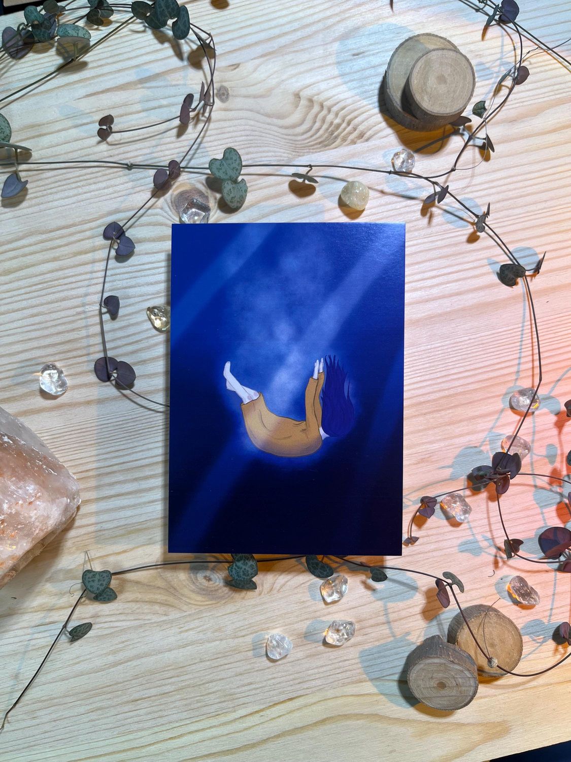 Postkarte - Freefall